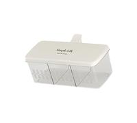 Tmboryuu Planificador de condimentos por componentes Moderno para encimera, 6 Celdas, contra aglomeraciones, Botellas de Almacenamiento, Juego de Botes de Almacenamiento para Cocina