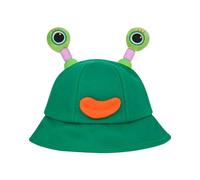 Tmboryuu Sombrero de sol de dibujos animados con tentáculos retráctiles, sombrero de pescador LED, para mujer, encantador, animes, gorras para viajes al aire libre, cubo de dibujos animados para mujer