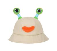 Tmboryuu Sombrero de sol de dibujos animados con tentáculos retráctiles, sombrero de pescador LED, para mujer, encantador, animes, gorras para viajes al aire libre, cubo de dibujos animados para mujer