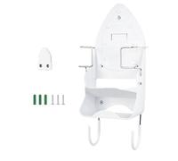 Tmboryuu Soporte de hierro resistente para organización de hierro y herramienta de lavandería con gancho, organizador de estación de planchado para el hogar