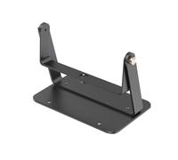 Tmboryuu Soporte de proyector de metal giratorio de 360 grados, doble varilla, instalación en techo, inclinación de 210°, soporte de proyector de metal estable