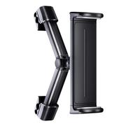 Tmboryuu Soporte para tabletas con reposacabezas de Asiento de automóvil para Dispositivos de 4, 7 a 12, 9 Pulgadas con Tirador Lateral Ajustable y Soporte para tabletas Estable con Montaje Estable
