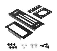Tmboryuu Soporte VGA de metal para montaje vertical de GPU, posicionamiento seguro en la carcasa del ordenador, configuraciones simples, soporte de metal para GPU
