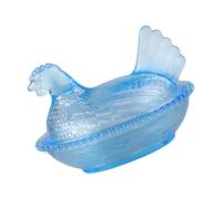 Tmboryuu Tazón artístico Cubierto de gallina en Nido para refrigerios de Postre, Acentos de decoración del hogar de la Granja, Tarro de Caramelo de gallina en Nido de con Decoraciones de Escritorio
