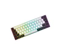 Tmboryuu Teclado con cable USB de 61 teclas, teclados de membrana de sensación mecánica para PC, portátil, computadora, viajes, oficina