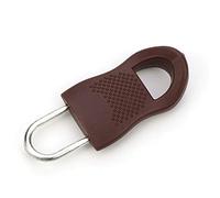 Tmboryuu Tiradores de cremallera de repuesto para equipaje, extensión de mochila, cremalleras, etiquetas, asa, reparación, reparación para maleta, Brown, One Size