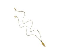 Tmboryuu Unique Designs - Collar con colgante de pez de acero inoxidable resistente, accesorio de joyería para mujer, suministros de fiesta, joyería con colgante de pez, talla única, como se describe