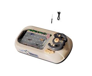 Tmboryuu Volantes educativos, simulador de conducción de Juguete, Juego de de Carreras simulado, para niños pequeños, niñas, Juego Interactivo de dirección Musical