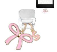 TMCLHXYNF Abalorio para Kindle con tapón antipolvo para Kindle, para tabletas Kindle, teléfono, iPad, puerto de carga, regalo para los amantes de los libros, Acero aleado, Sin piedra preciosa