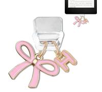 TMCLHXYNF Abalorio para Kindle con tapón antipolvo para Kindle, para tabletas Kindle, teléfono, iPad, puerto de carga, regalo para los amantes de los libros, Acero aleado, Sin piedra preciosa