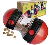 Tmeng Juguetes de rompecabezas de comida para perros, juguetes dispensadores de golosinas ajustables para perros, alimentador lento interactivo para aburrimiento y estimulación, entrenamiento de