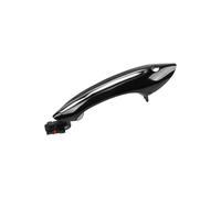 TMERIC Tirador puerta exterior Para BMW Para 5 6 7 Series Para F02 Para F10 Para F06 Para F07 Manija Puerta Acceso Cómoda Exterior Coche 61319313924 Manija Puerta Exterior (Size : Black Front Left)