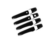 TMERIC Tirador puerta exterior Para Chrysler 300 Sedan 2011 2012 2013 2014 2015 2016 2017 2018 2019-2022 1 Juego Cubierta Manija Puerta Exterior Coche Negra Embellecedora Manija Puerta Exterior