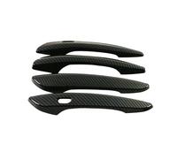 TMERIC Tirador puerta exterior Para Mazda Para CX-30 Para CX30 2020 2021 2022 4 Uds. Embellecedor Cubierta Marco Manija Puerta Lateral Exterior Coche Fibra Carbono Manija Puerta Exterior