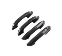 TMERIC Tirador Puerta Exterior para MG 4 para MG4 para EV para Mulan 2023 ABS Fibra Carbono Cubierta Manija Puerta Exterior Coche Embellecedor Cubierta Manija Puerta Exterior Manija Puerta Exterior