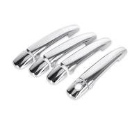 TMERIC Tirador puerta exterior Para Peugeot Para 208 2012 2013 2014 2015 2016 2017 2018 Cubierta Cromada Manija Puerta Exterior Accesorios Para Coche Pegatinas Juego Molduras Manija Puerta Exterior