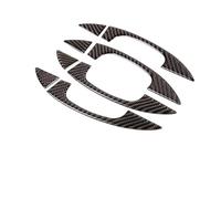 TMERIC Tirador puerta exterior Para VW Para Touareg 2011 2012 2013 2014 2015 2016 2017 2018 Manija Puerta Exterior Coche Decoración Cubierta Fibra Carbono Manija Puerta Exterior