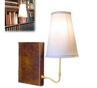 TMFGLERI Lámpara de mesa literaria clásica, lámpara de mesa estilo libro retro, lámpara de mesa de lectura elegante retro, acabado de latón antiguo, adecuada para oficinas y salas de estudio (1pcs)