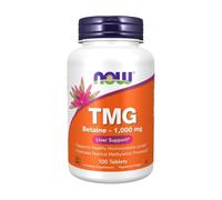 TMG betaína NOW, 1000 mg (100 comprimidos)