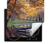 TMK ArtDeko Cubre Vitrocerámica de Induccion 60 x 52 cm - Tapa Protectora - Placa protectora vitroceramica induccion Vinilo, Paisaje Otoñal