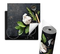 TMK ArtDeko Cubre Vitrocerámica de Induccion 60 x 52 cm - Tapa Protectora - Placa protectora vitroceramica induccion Vinilo, Especias de pizarra