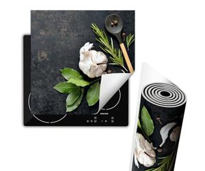 TMK ArtDeko Cubre Vitrocerámica de Induccion 60 x 52 cm - Tapa Protectora - Placa protectora vitroceramica induccion Vinilo, Especias de pizarra