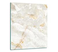 TMK ArtDeko - Placa Protectora Vitrocerámica 1 Pieza 40x52 cm - Cubre Placa de Inducción de Cristal Templado 4 mm - Tabla de Cocina de Vidrio Multifuncional y Protector Antisalpicaduras