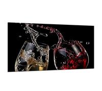 TMK ArtDeko - Placa Protectora Vitrocerámica 1 Pieza 90x52 cm - Cubre Placa de Inducción de Cristal Templado 4 mm - Tabla de Cocina de Vidrio Multifuncional y Protector Antisalpicaduras