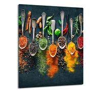 TMK ArtDeko Protector de vitrocerámica de 1 pieza, 40 x 52 cm, protección contra salpicaduras, robusta, higiénica y antideslizante