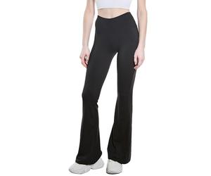 TMK Mallas acampanadas de pierna ancha Multipack 1/3/6/12 unidades perfectas para yoga ejercicio cómodo ligero primavera verano Cód.4694, Negro , Small-Medium