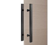 TMKDNNKG Manija de Puerta Exterior de Empuje/tirada, manija Cuadrada/Rectangular para Puerta de Vidrio para Puertas Interiores de Madera, manija Resistente con Tornillos de montaje/50 cm x 30 cm