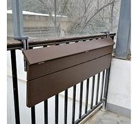 TMKDNNKG Mesa Colgante Plegable con barandilla, Mesa Rectangular pequeña de Madera Maciza, Estante Colgante de Altura Ajustable para Ocio, Escritorio de balcón y Comedor (tamaño: 120 x 37 cm)