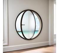 TMKDNNKG Ventana Redonda empotrada para cobertizo, Ventanas de ventilación giratorias de 360°, Ventana de Ojo de Buey de Vidrio Templado, Ventana corredera con manija, para baño, Cocina y Dormitorio