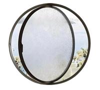 TMKDNNKG Ventana Redonda giratoria de 360°, 40, 50, 60, 70, 80 y 100 cm, Gran Ventana empotrada para cobertizo, de aleación de Aluminio, con manija para baño, Tienda C-50 cm/19,7 Pulgadas