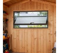 TMKDNNKG Ventanas para cobertizos, Ventanas giratorias de 360°, Ventanas de ventilación para baño, Ventanas corredizas con manija para Cocina, Dormitorio, Sala de Estar, Ventanas ventiladas decorativ