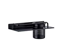 TMMLIJIPL Estantes de baño de aluminio para montaje en pared, cesta de almacenamiento, organizador de ducha, estantes de cocina, color negro
