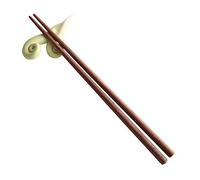 TMMLIJIPL Palillos de madera de nogal negro norteamericano, sin pintura, sin cera, antideslizantes, ultraligeros, saludables, respetuosos con el medio ambiente, 1 par de longitud de 25 cm, tacto