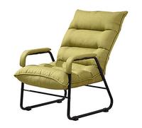 TMMLIJIPL Renovación de la casa Asiento Plegable Sillón Sofá Plegable Plegable Perezoso Sillas Dormitorio Sala de Estar Oficina Salón Recepción (Color : Verde Tamaño: 53 * 54 * 83cm)