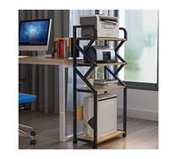 TMMLIJIPL Soporte de impresora móvil para oficina y hogar, soporte de almacenamiento de 4 capas, organizador de pie, estante de almacenamiento móvil con ruedas para el hogar, oficina (color: E) (B)