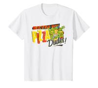 TMNT Adolescentes Mutantes Ninja Tortugas Caliente Pizza Clásico Tipos Camiseta