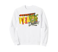 TMNT Adolescentes Mutantes Ninja Tortugas Caliente Pizza Clásico Tipos Sudadera