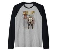 TMNT Adolescentes Mutantes Ninja Tortugas Nueva York Horizonte Clásico Camiseta Manga Raglan