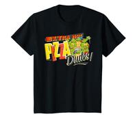 TMNT Adolescentes Mutantes Ninja Turtles Caliente Pizza Tipos Clásico Camiseta