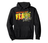 TMNT Adolescentes Mutantes Ninja Turtles Caliente Pizza Tipos Clásico Sudadera con Capucha