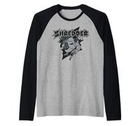 TMNT Adolescentes Mutantes Ninja Turtles Trituradora De Dibujos Animados Clásico Camiseta Manga Raglan
