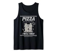 TMNT Classic Retro Megamix Pizza NY Tortugas Ninja 80s Foodie Camiseta sin Mangas