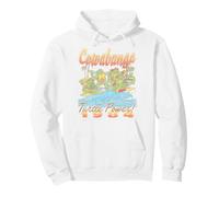 TMNT Cowabunga Surfing Turtles Retro 80's Cartoon Sudadera con Capucha
