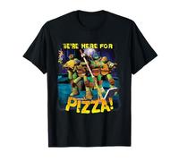 TMNT Estamos Aquí para La Pizza Group Shot Camiseta