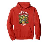 TMNT From Our Sewer to Yours Happy Holidays Sudadera con Capucha
