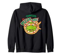 TMNT Heroes Half Shell Michelangelo Pizza Time Pose Tortugas Sudadera con Capucha